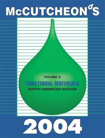 9780944254974: 2004 McCutcheon's Functional Materials, North American Edition