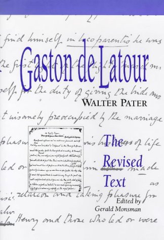 Beispielbild fr Gaston de Latour : An Unfinished Romance zum Verkauf von Better World Books