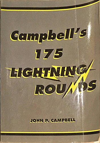 Campbell's 175 Lightning Rounds (9780944322086) by Campbell, John