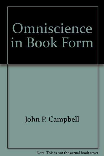 Beispielbild fr Omniscience in Book Form: The Basic Game of Knowledge in Book Form zum Verkauf von ThriftBooks-Atlanta