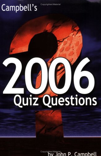 Beispielbild fr Campbell's 2006 Quiz Questions zum Verkauf von HPB-Red