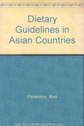 Imagen de archivo de Dietary Guidelines in Asian Countries a la venta por P.C. Schmidt, Bookseller