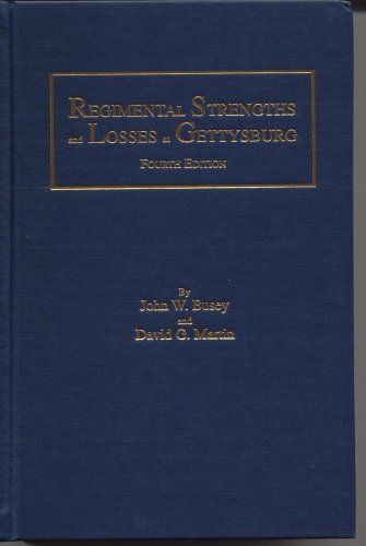 Beispielbild fr Regimental Strengths and Losses at Gettysburg zum Verkauf von Browse Awhile Books