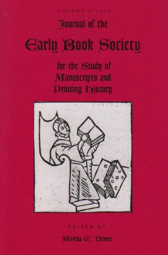 Beispielbild fr Journal of the Early Book Society v6 (Journal of the Early Book Society for the Study of Manuscrip) zum Verkauf von A Squared Books (Don Dewhirst)