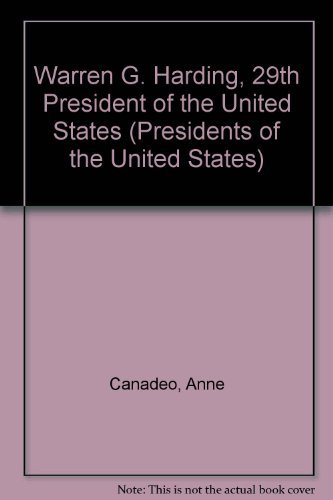 Beispielbild fr Warren G. Harding : Twenty-Ninth President of the United States zum Verkauf von Better World Books
