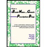 Guide to Brand Name and Generic Prescription Drugs/a Fast, Authoritative Reference Guide to the Generic Equivalents of More Than 1,000 Prescription P (9780944496411) by Holt, Gary A.; Baker, Becky; Parker, Roger