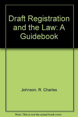 Imagen de archivo de Draft Registration and the Law: A Guidebook a la venta por HPB-Ruby