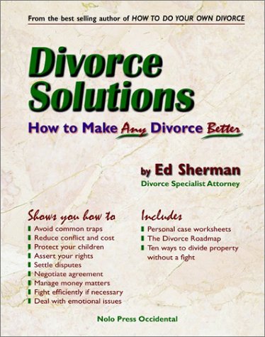 Beispielbild fr Divorce Solutions: How to Make Any Divorce Better zum Verkauf von HPB-Diamond