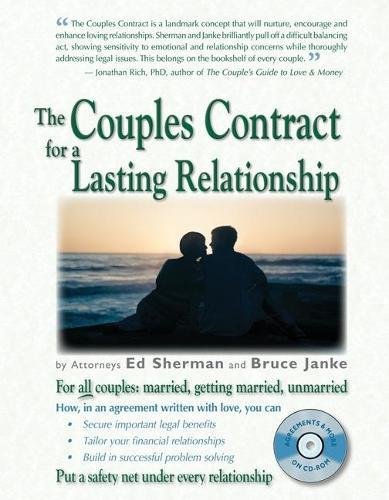 Stock image for The Couples Contract for a Lasting Relationship for sale by Better World Books: West