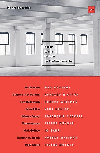 Stock image for Robert Lehman Lectures on Contemporary Art No. 5 for sale by GF Books, Inc.