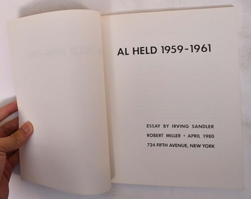 Beispielbild fr Al Held 1959-1961 zum Verkauf von My Dead Aunt's Books