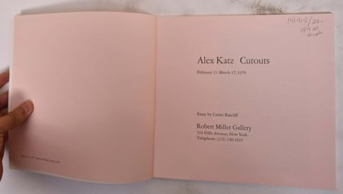 Alex Katz: Cutouts (9780944680315) by Ratcliff, Carter