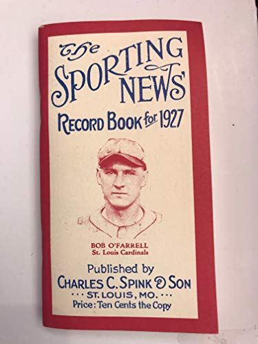 9780944786079: The Sporting News Record Book for 1927