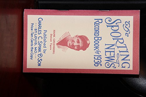 9780944786482: The Sporting News' Record Book For 1937