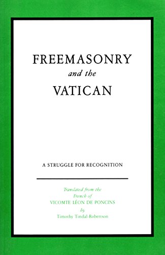 9780945001805: FREEMASONRY AND THE VATICAN - A STRUGGLE FOR RECOGNITION