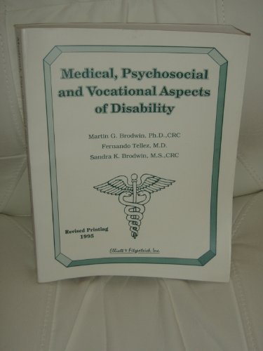 Stock image for Medical Psychosocial and Vocational Aspects of Disability for sale by HPB-Red