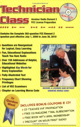Stock image for Technician Class : 2006-10 FCC Element 2 Amateur Radio License Preparation for sale by Better World Books