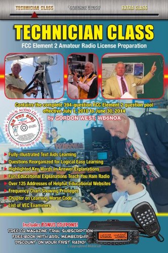 Stock image for Technician Class 2010-14 : FCC Element 2 Amateur Radio License Preparation for sale by Better World Books