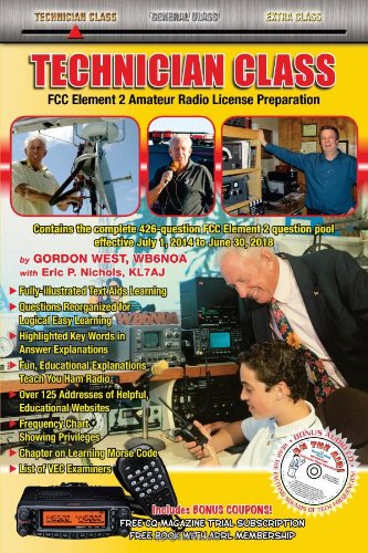 Stock image for Technician Class 2014-18 : FCC Element 2 Radio License Preparation for sale by Better World Books: West