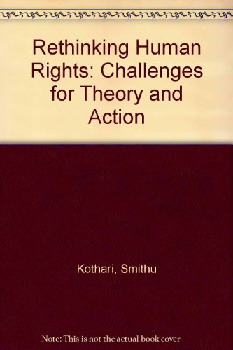 Beispielbild fr Rethinking Human Rights: Challenges for Theory and Action zum Verkauf von Roundabout Books