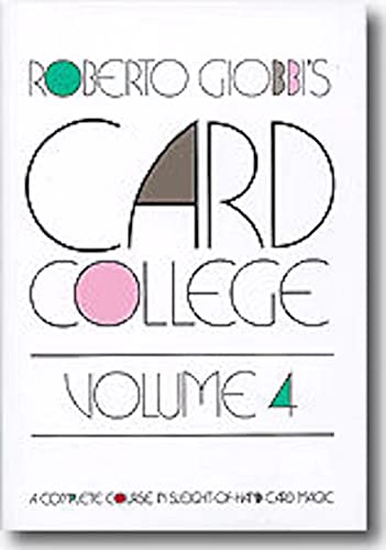 Imagen de archivo de Card College, Vol. 4 a la venta por GF Books, Inc.