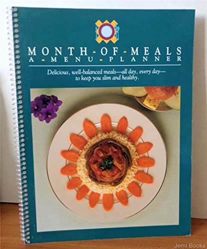 Month of Meals: A Menu Planner (9780945448112) by American Dietetic Association