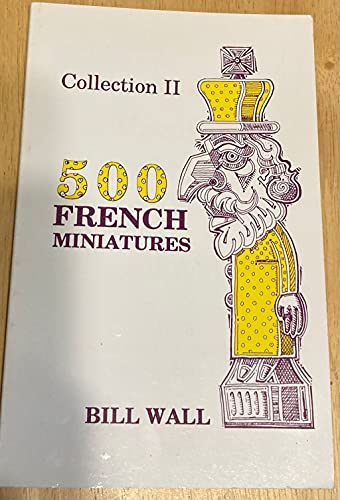 Stock image for 500 French Minatures Collection II for sale by HPB-Red