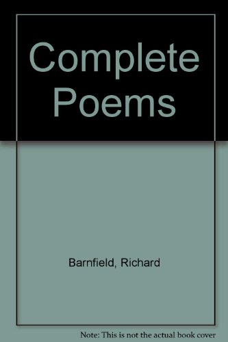 Beispielbild fr Richard Barnfield: The Complete Poems zum Verkauf von Chaparral Books