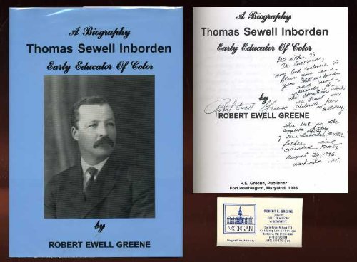 9780945733133: A biography: Thomas Sewell Inborden : early educator of color