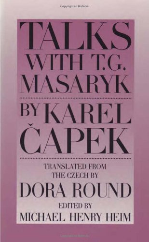 Imagen de archivo de Talks with T. G. Masaryk a la venta por ThriftBooks-Dallas