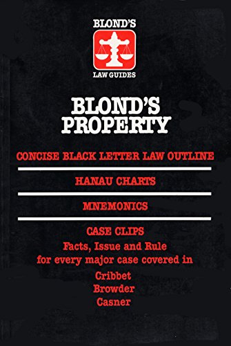Imagen de archivo de Blond's Property a la venta por HPB-Red