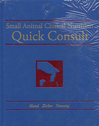 Imagen de archivo de Small Animal Clinical Nutrition Quick Consult a la venta por Your Online Bookstore