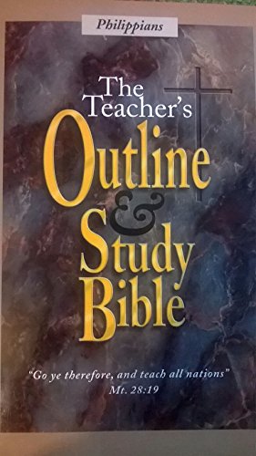 Imagen de archivo de Philippians - The Teacher's Outline & Study Bible a la venta por HPB-Movies