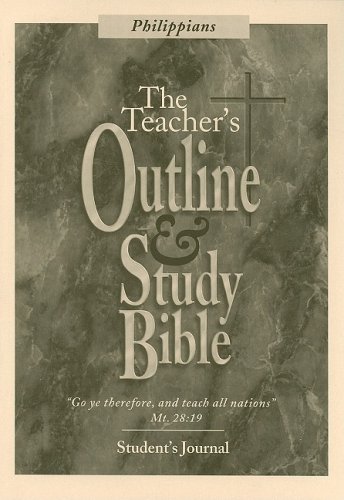 Stock image for Philippians Student's Journal (Teacher's Outline & Study Bible) for sale by HPB-Movies