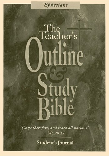 Beispielbild fr Ephesians Student's Journal (Teacher's Outline & Study Bible) zum Verkauf von SecondSale