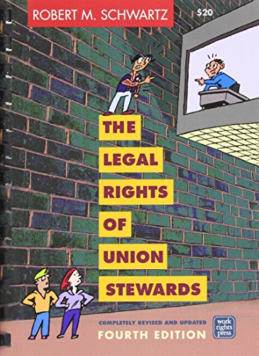 Beispielbild fr The Legal Rights of Union Stewards zum Verkauf von Goodwill Books