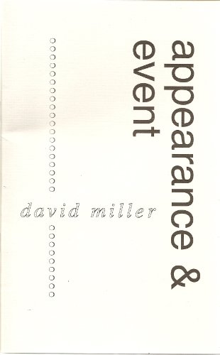 Appearance & Event: 16 Poems (9780945926498) by Miller, David