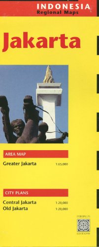 Imagen de archivo de Jakarta Travel Map 1st Edition (Indonesia Regional Maps) a la venta por Half Price Books Inc.