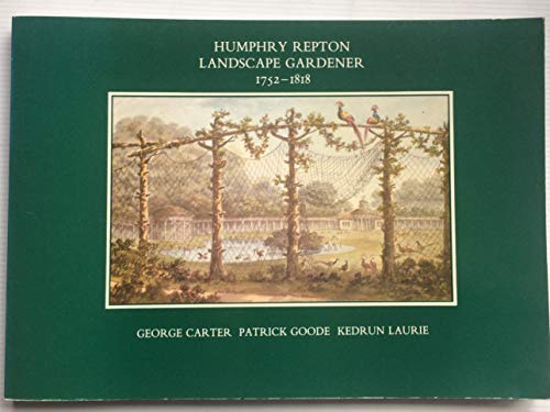 Imagen de archivo de Humphry Repton, Landscape Gardener, 1752-1818 a la venta por Barnaby