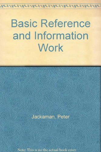 Basic Reference and Information Work