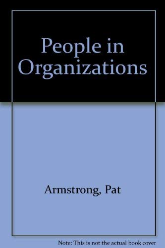 PEOPLE IN ORGANISATIONS