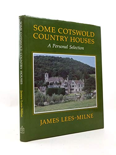 Stock image for Some Cotswold Country Houses for sale by WorldofBooks