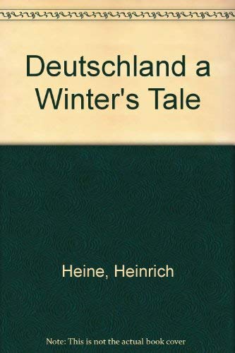 Stock image for Deutschland a Winter's Tale for sale by Unique Books