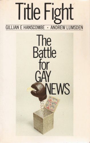 Imagen de archivo de Title Fight: The Battle for Gay News a la venta por gearbooks