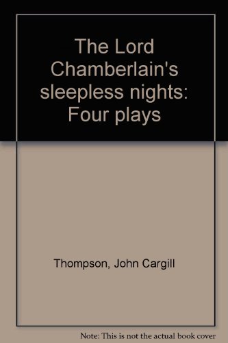 Imagen de archivo de Lord Chamberlain's Sleepless Nights a la venta por Goldstone Books