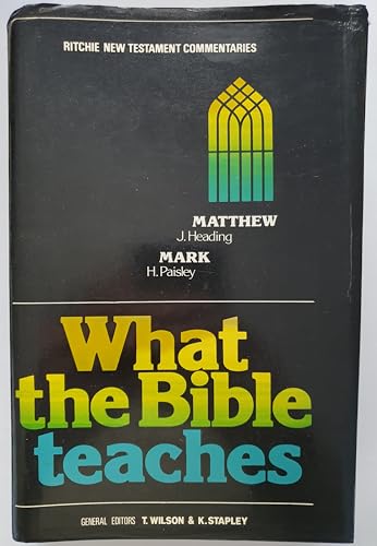 Stock image for Matthew, Mark (Ritchie New Testament Commentaries) for sale by WorldofBooks