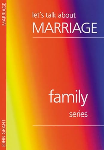 Imagen de stock para Lets Talk About Marriage (Family Series)
