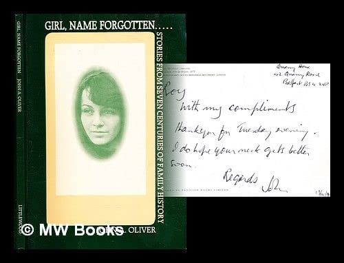 Beispielbild fr Girl, Name Forgotten: Stories from Seven Centuries of Family History zum Verkauf von Brogden Books