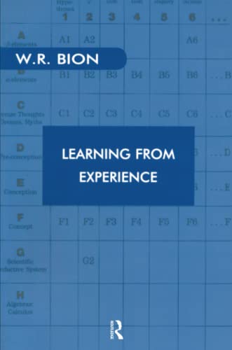 Learning from Experience (Maresfield Library) - Wilfred R. Bion