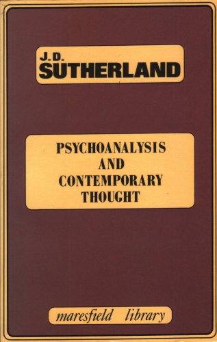 Psychoanalysis and Contemporary Thought (Maresfield Library)